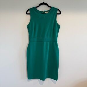 Banana Republic Green Sleeveless Sheath Dress Size 8
